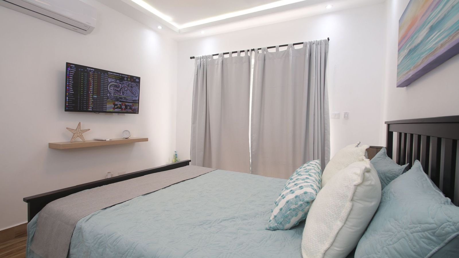 Bedroom with TV
