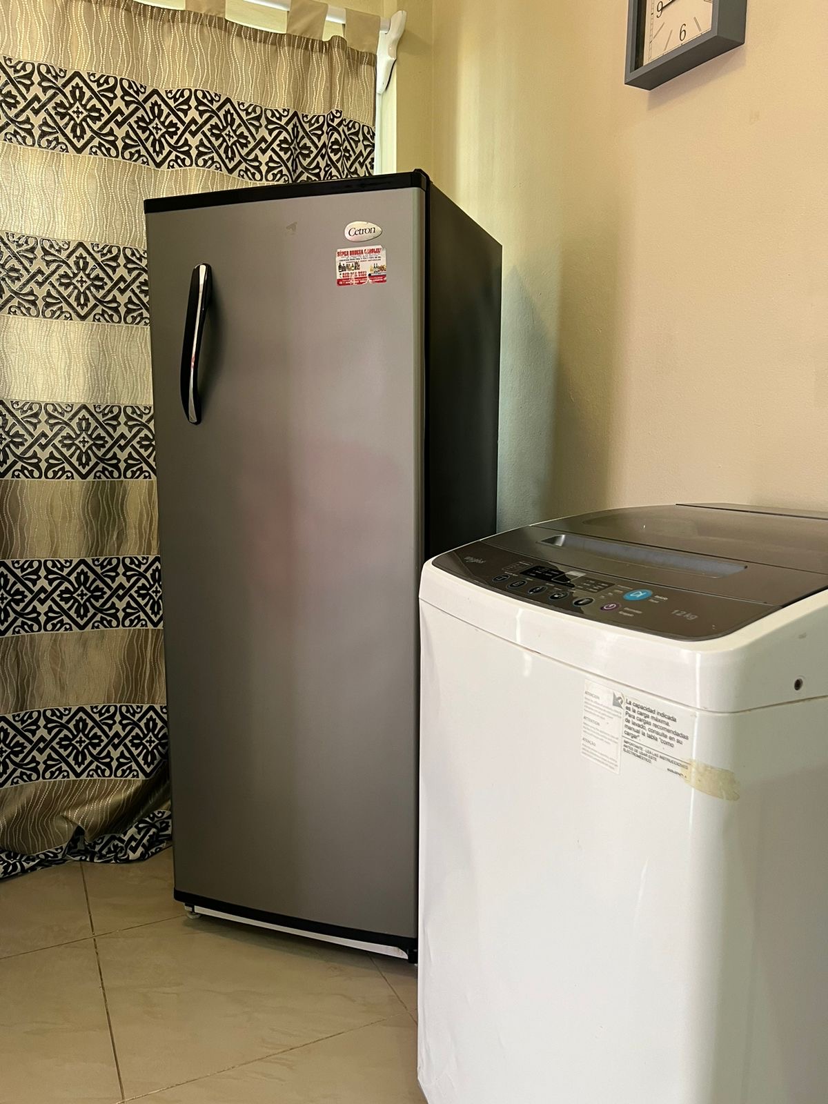 Fridge and washing machine